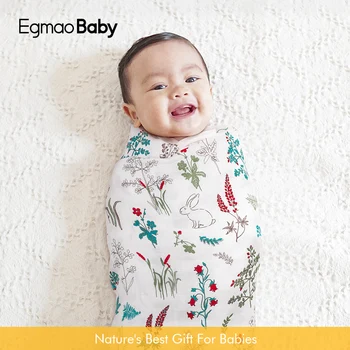 120x120cm cama de Bambu com Gaze de Algodão Manta de Bebê Condicionador de Ar Colcha de Tule Tecido de Algodão Cobertor, roupa de Cama Cobertor de Bebê do Unisex