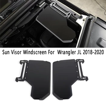 2Pcs Carro Esquerdo+Direito a Viseira de Sol do pára-Brisas, pára-Sol Para Jeep Wrangler JL 2018-2020