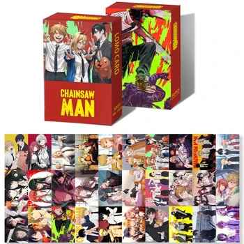 30 peças/set Anime Motosserra Homem Photocards Lomo Cartões Sakuma Ritsu Sena Izumi Mika Kagehira Figura cartões Postais, Impressão de Foto de presente
