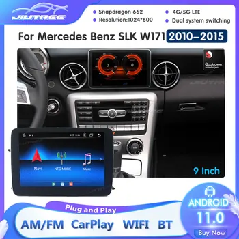 8+256G Android11 Rádio do Carro Para a Mercedes Benz SLK SLC SL W171 W197 W230 2011 2012 2013 2014-2018 GPS de Navegação Multimédia Player