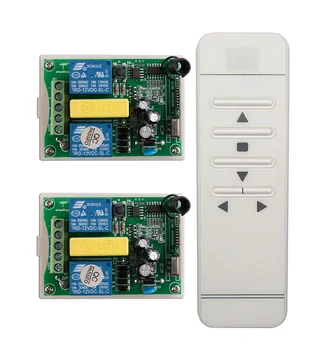 AC220V display Digital inteligente RF interruptor de controle remoto +2*receptor/ tela de projeção/Tubular, motor de porta de garagem / persianas