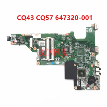 Alta Qualidade da placa-mãe Para CQ43 430 630 CQ57 Laptop placa-Mãe 647320-001 647320-501 647320-601 E350 AMD DDR3 100% Testado