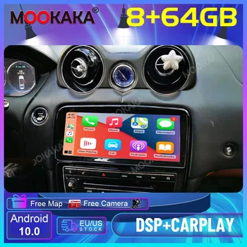 Android 10.0 8+64GB Para a Jaguar XJ 351 2009-2016 Rádio do Carro GPS de Navegação Automático auto-rádio Estéreo do Carro DVD Player Multimídia Carplay