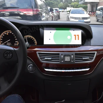 Android 11 2 Din Receptor Estéreo para a Mercedes Benz S-Class W221 2006-2013 Carro GPS de Navegação de player de Multimídia de Áudio do Carro Radio