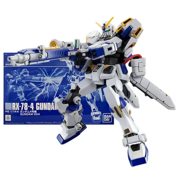 Bandai Genuíno Gundam Kit Modelo Figura de Ação HG 1/144 RX-78-4 G04 Coleção de Gunpla Anime Figura de Ação de Brinquedos para Crianças