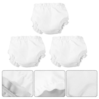 Bebê Diaperspantiesaccessoriesdiaper Mini Pano Clothesbag Americana Whiteclothing Recém-Nascido Brinquedo Mudar Fraldas Reutilizáveis Menino Polegadas