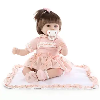 Bonito e realista bonecas, o cabelo macio, vestir bonecas, brincar de casinha de brinquedos