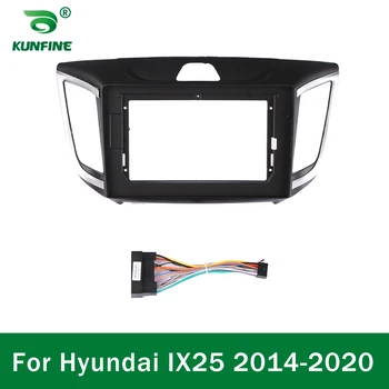 Carro GPS de Navegação de Estéreo Para Hyundai IX25 2014 - 2020 Rádio Fáscias Moldura do Painel Ajuste de 2Din de 10 polegadas No Traço central da tela