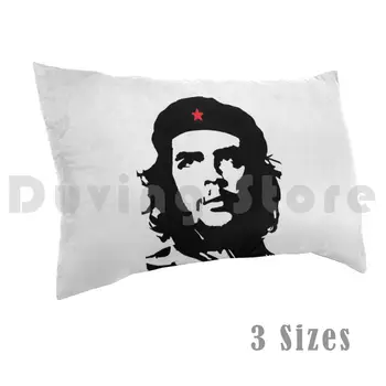 Che Guevara Estrela Vermelha Travesseiro Impresso 50x75 Ernesto Che Guevara, El Che Revolução Retrato Preto Branco