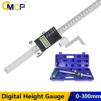 CMCP Pinça 0-300mm Digital Medidor de Altura de Aço Inoxidável Digital Paquímetro de Altura Ferramentas de Medição