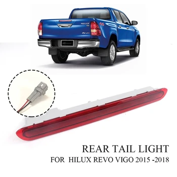 Dinâmica Terceiro 3ª Luz de Freio, Luz Traseira da Cauda Parar Lâmpada para Toyota Hilux Revo Vigo 2015 2016 2017 2018 Red Shell