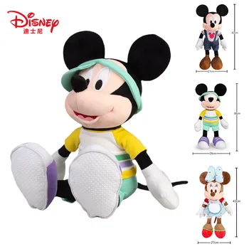 Disney Genuíno 40Cm Kawaii Anime do Minnie do Mickey de Pelúcia Boneca Bonito dos desenhos animados do Brinquedo do Luxuoso das Crianças, o Companheiro de Travesseiro para Dormir Boneca Boneca