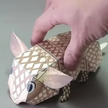 DIY Scrapbook Papel da Decoração D'Haruki Nakamura Brinquedos de Papel Mouse Porco Origami, Kirigami Pliage Decouvrez Adorables Papertoys