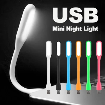 Dobrável Livro Luzes Portátil Mini Lâmpada LED USB Noite de Luz de Proteção de Olhos Banco de Energia Portátil Notebook, Candeeiros de Leitura