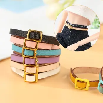 Fivela quadrada Super Mini Artesanal DIY Boneca Cinto de Cintura Cintos de Roupas, Acessórios de Vestuário, Decoração