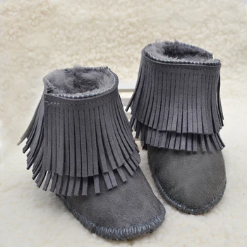 Inverno quente lindo sapatos de bebê meninos primeira caminhantes camisola de malha bebê botas de meninas sapatos de criança 0-1 anos de idade do bebê sapatos de menino