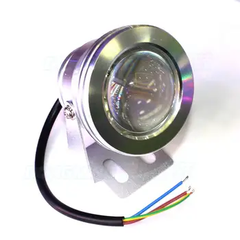 IP68 impermeável subaquática led strip prata shell lente convexa 12v subaquática luzes vermelha, verde, azul, com alta qualidade