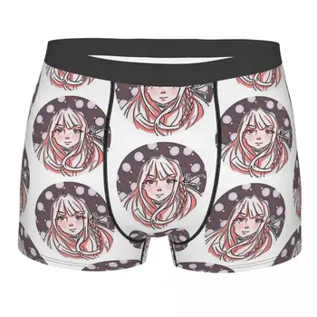 Kyoko Kirigiri Danganronpa Trigger Happy Estragos Cuecas Breathbale Calcinha Underwear Masculino Ventilar Shorts Boxer Briefs