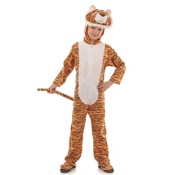 Menino Roupas Tigre Pijama Cartoon Onesie Meninos Traje de Halloween Tigre Animal Macacão de Cosplay figurinos