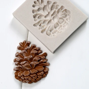 Natal Echinacea Molde De Silicone Fondant Molde De Decoração De Bolo Ferramenta De Chocolate Gumpaste Molde De Sugarcraft Cozinha Gadget