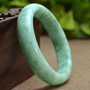 Natural genuíno Verde Jade Pulseira Jóias Charme Acessórios de Moda de Mão-Carved Sorte Amuleto de Presentes para Mulheres de Seus Homens