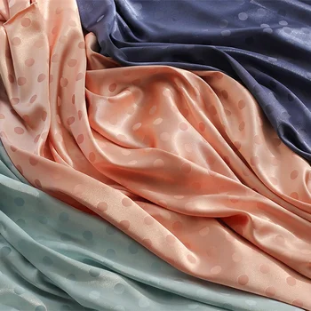 NEW353 Ponto Jacquard, Cetim Tecido Lugar Multicolor Simples Estilo Europeu Jacquard Tecido Tingido Camisa de Pijama DIY Materiais de Costura