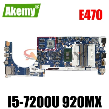 NM-A821 placa-Mãe Para o Lenovo Thinkpad E470 CE470 E470C NM-A821 Laotop placa-mãe com CPU i5-7200U GPU 920MX Totalmente e 100% Testado