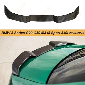 Novo G20 G80 M3 Real de Fibra de Carbono Traseira do Tronco Asa Lip Spoiler para o Novo BMW Série 3 G20 G80 M3 M Sport 340i 2020 2021 2022 2023