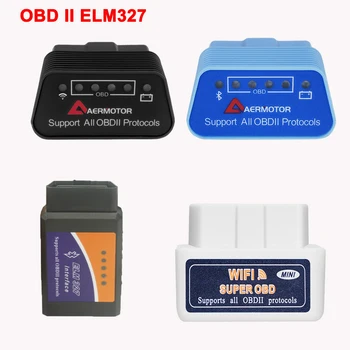 OBD2 ELM327 Bluetooth 4.0 V1.5 V2.1 Carro Scanner de Diagnóstico Ferramentas Para o Android/IOS/Windows ELM327 wi-FI V1.5 OBDII ELM327 OBD