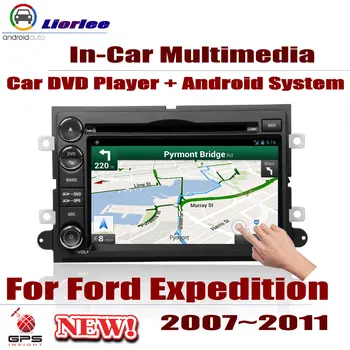 Para Ford Expedition 2007-2011 Carro Android Leitor de DVD GPS Sistema de Navegação com Ecrã HD de Rádio Estéreo Multimídia Integrado