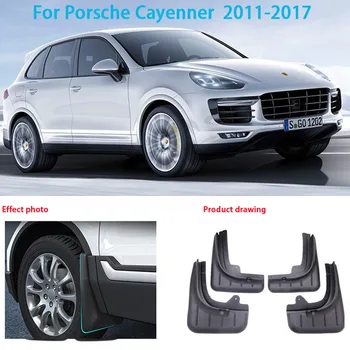 Pára-lamas para o Porsche Cayenne 2011-2017 Auto Mudflap Fender Mud Flaps Protetor de Respingo de Acessórios para carros