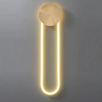 Quarto Lâmpada Moderna da Parede do DIODO emissor de Luz de Luminárias Sala de estar Arandela de Ferro da Escada Luzes LED Candeeiro de Lâmpadas de Parede de Espelho Luzes Wandlamp