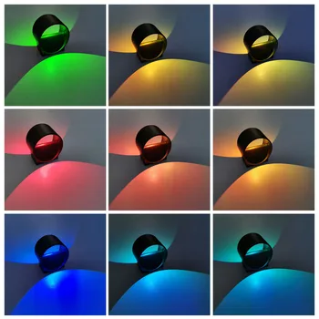 RGB parede do DIODO emissor de luz 5W led Interior para cima e para baixo lâmpada de parede de AC85-265V interno candeeiro de parede wandlamp jardim varanda arte luminárias