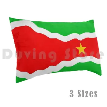 Suriname Bandeira , no Centro de Almofadas Caso de DIY 40x60 2704 Suriname Sranang Bandeira de Nação, País da América do Sul